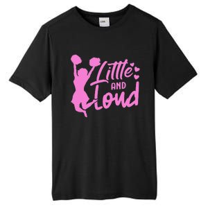 Cheer Cute Cheerleader Little And Loud Cheerleading Tall Fusion ChromaSoft Performance T-Shirt