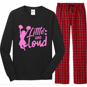 Cheer Cute Cheerleader Little And Loud Cheerleading Long Sleeve Pajama Set