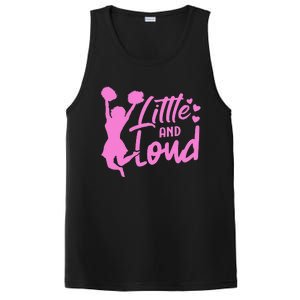 Cheer Cute Cheerleader Little And Loud Cheerleading PosiCharge Competitor Tank