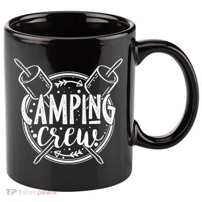 Camping Crew 11oz C Handle Ceramic Mug