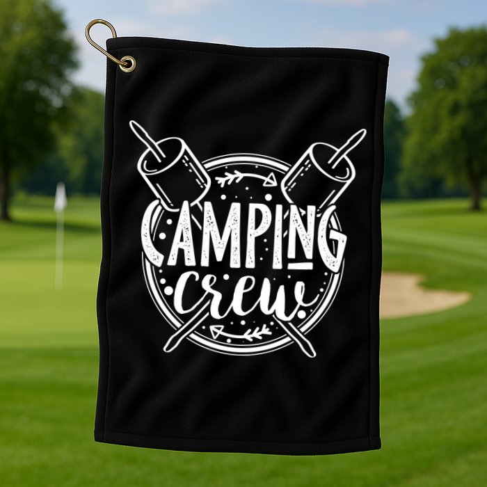Camping Crew Golf Towel