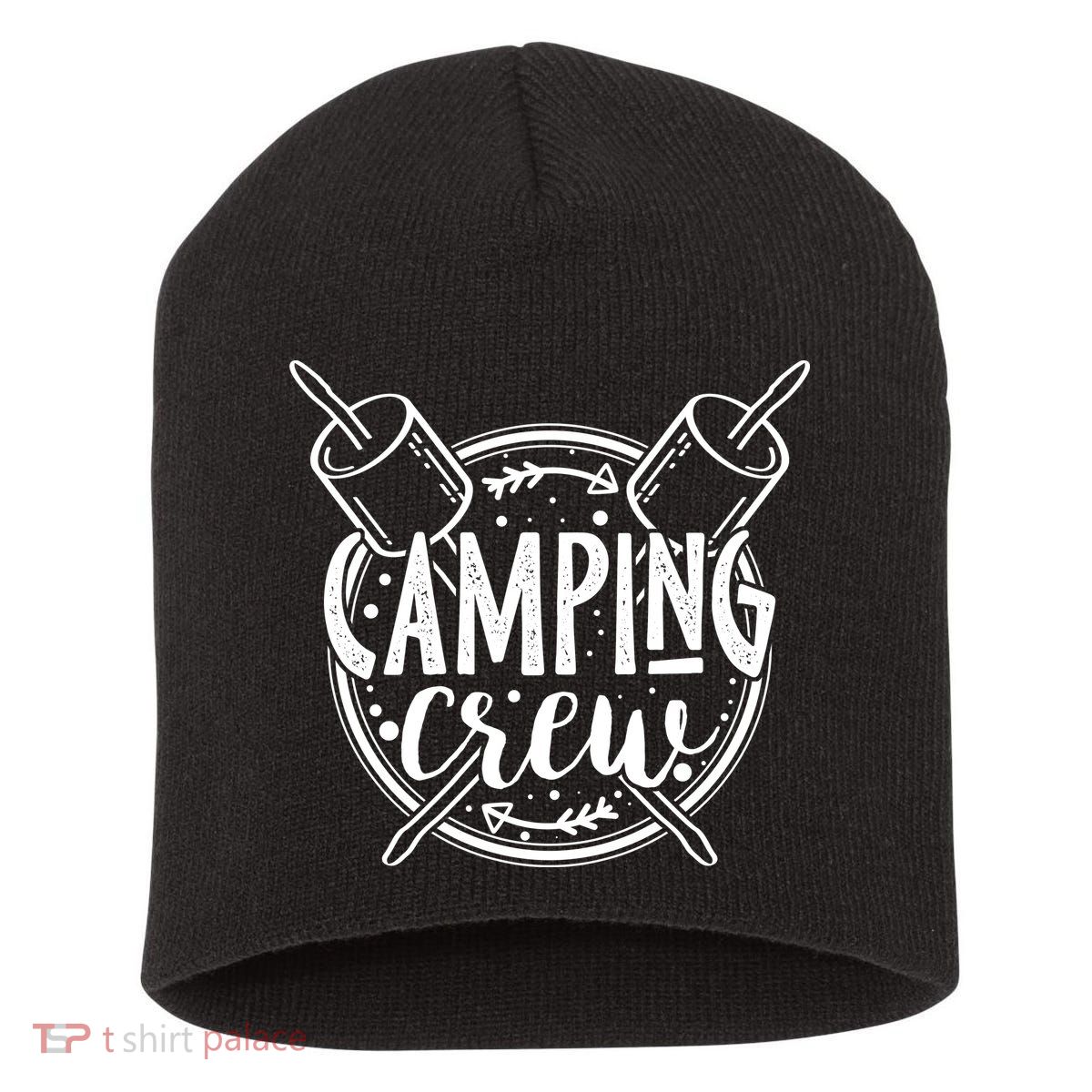 Camping Crew Short Acrylic Beanie