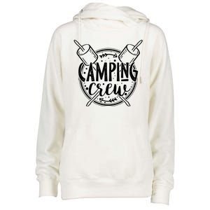 Camping Crew Womens Funnel Neck Pullover Hood