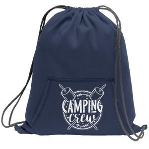 Camping Crew Sweatshirt Cinch Pack Bag