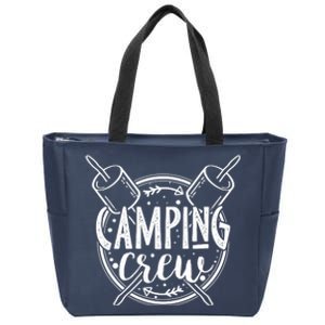 Camping Crew Zip Tote Bag