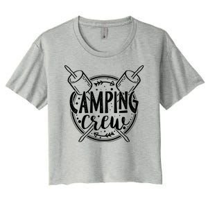 Camping Crew Women's Crop Top Tee