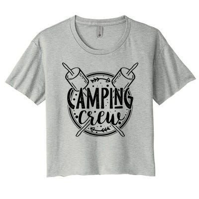 Camping Crew Women's Crop Top Tee