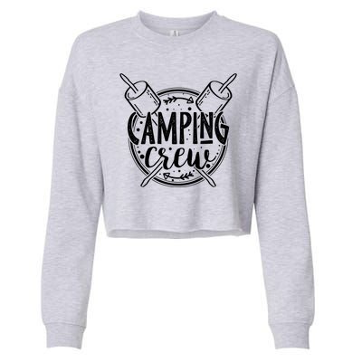 Camping Crew Cropped Pullover Crew