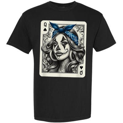 Chicana Chicano Camisa Cute Chicano Tattoo Art Clown Garment-Dyed Heavyweight T-Shirt