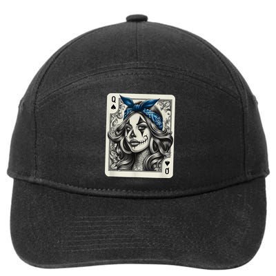 Chicana Chicano Camisa Cute Chicano Tattoo Art Clown 7-Panel Snapback Hat