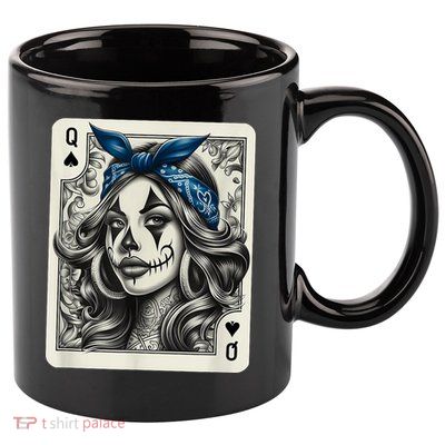 Chicana Chicano Camisa Cute Chicano Tattoo Art Clown 11oz C Handle Ceramic Mug