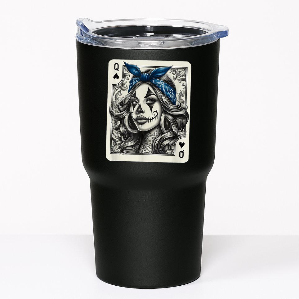 Chicana Chicano Camisa Cute Chicano Tattoo Art Clown Tumbler