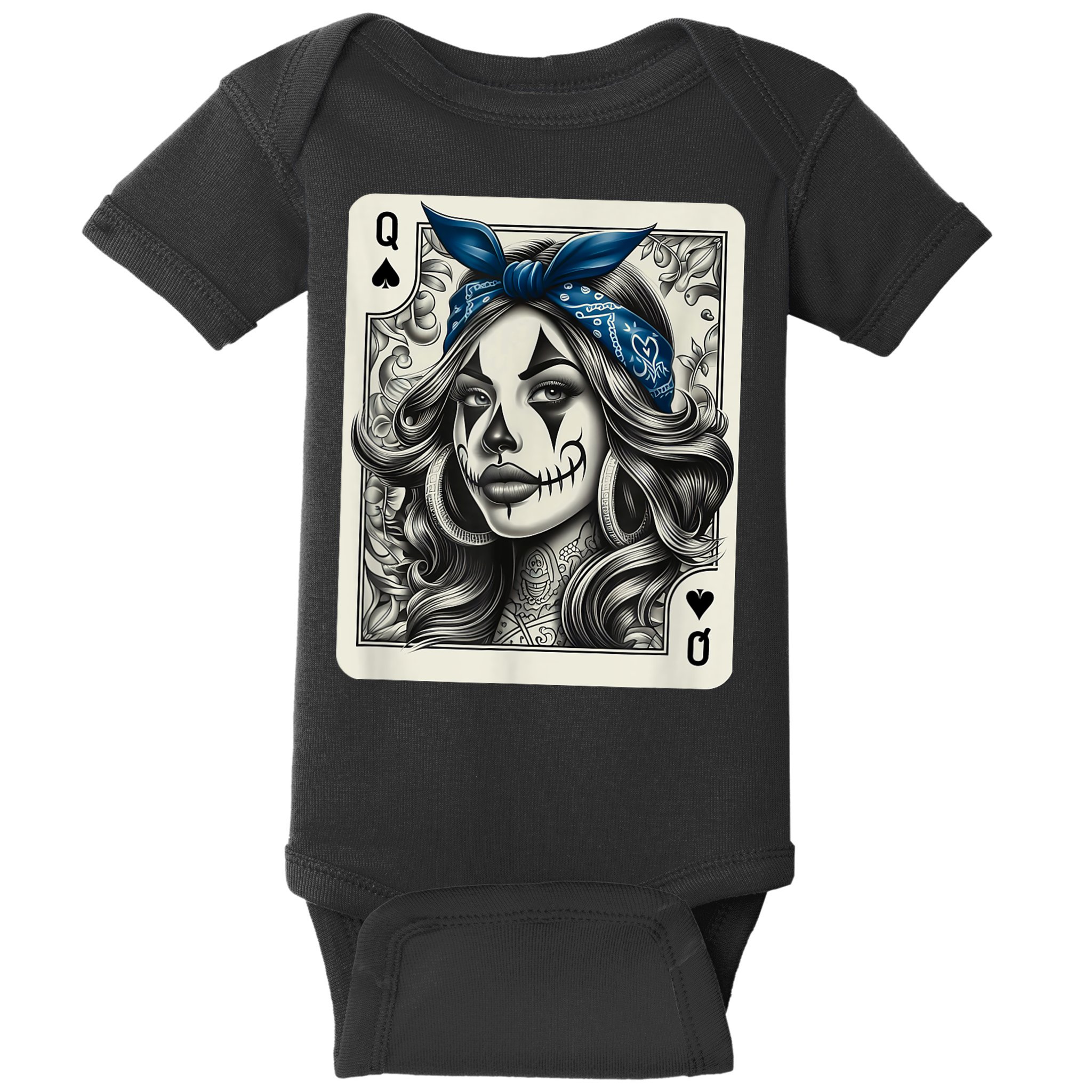 Chicana Chicano Camisa Cute Chicano Tattoo Art Clown Baby Bodysuit