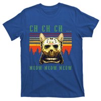 Ch Ch Ch Meow Meow Scary Friday Costume Halloween Cat T-Shirt