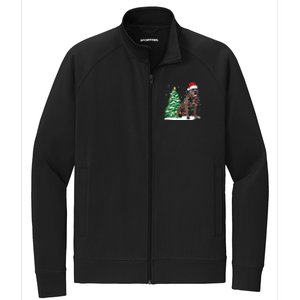 Cane Corso Christmas Tree Lights Santa Dog Xmas Funny Gift Boys Gift Stretch Full-Zip Cadet Jacket