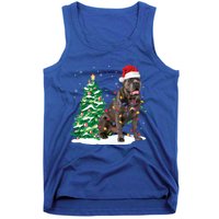 Cane Corso Christmas Tree Lights Santa Dog Xmas Funny Gift Boys Gift Tank Top