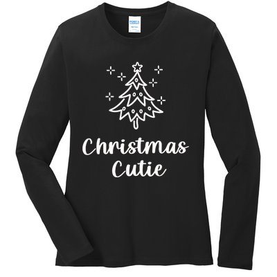 Christmas Cutie Ladies Long Sleeve Shirt