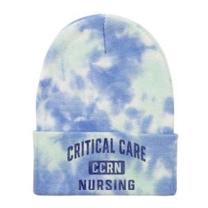 Ccrn Critical Care Nurse Icu Intensive Care Nursing Tie Dye 12in Knit Beanie