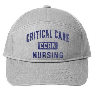 Ccrn Critical Care Nurse Icu Intensive Care Nursing 7-Panel Snapback Hat