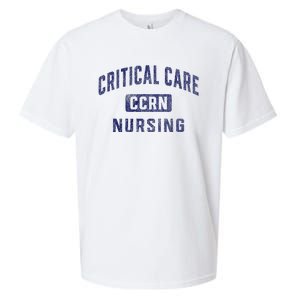 Ccrn Critical Care Nurse Icu Intensive Care Nursing Sueded Cloud Jersey T-Shirt