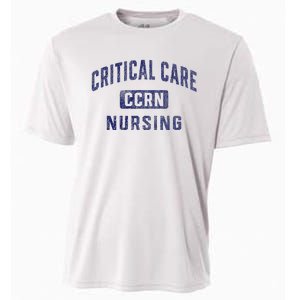 Ccrn Critical Care Nurse Icu Intensive Care Nursing Cooling Performance Crew T-Shirt