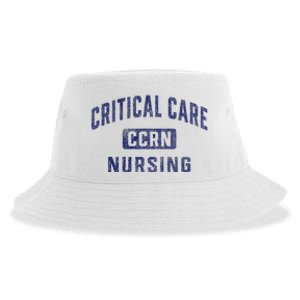 Ccrn Critical Care Nurse Icu Intensive Care Nursing Sustainable Bucket Hat