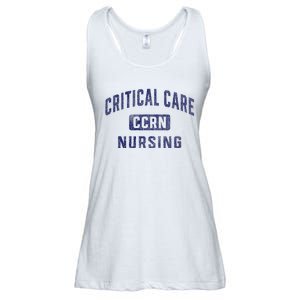 Ccrn Critical Care Nurse Icu Intensive Care Nursing Ladies Essential Flowy Tank