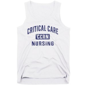 Ccrn Critical Care Nurse Icu Intensive Care Nursing Tank Top