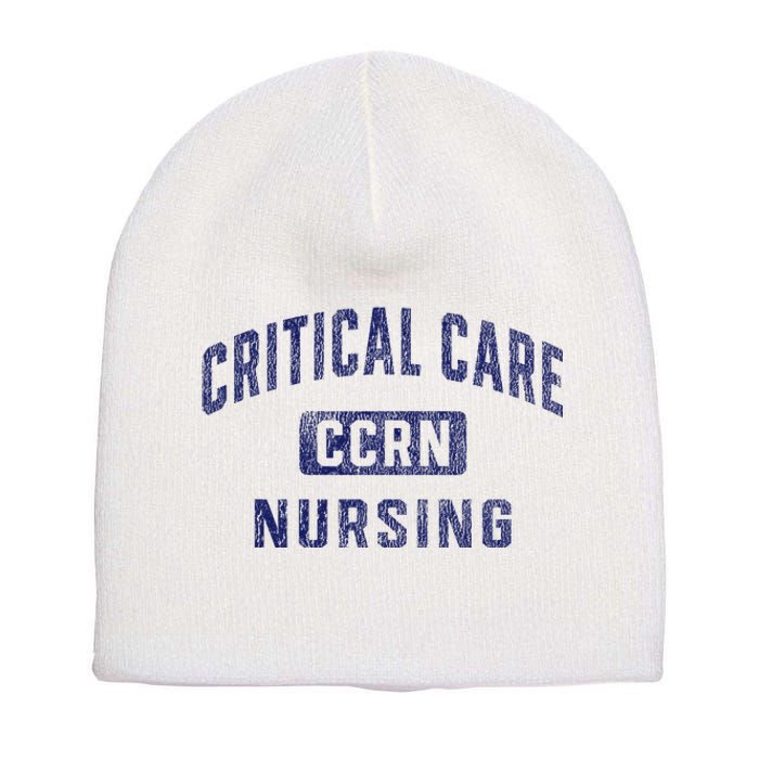 Ccrn Critical Care Nurse Icu Intensive Care Nursing Short Acrylic Beanie