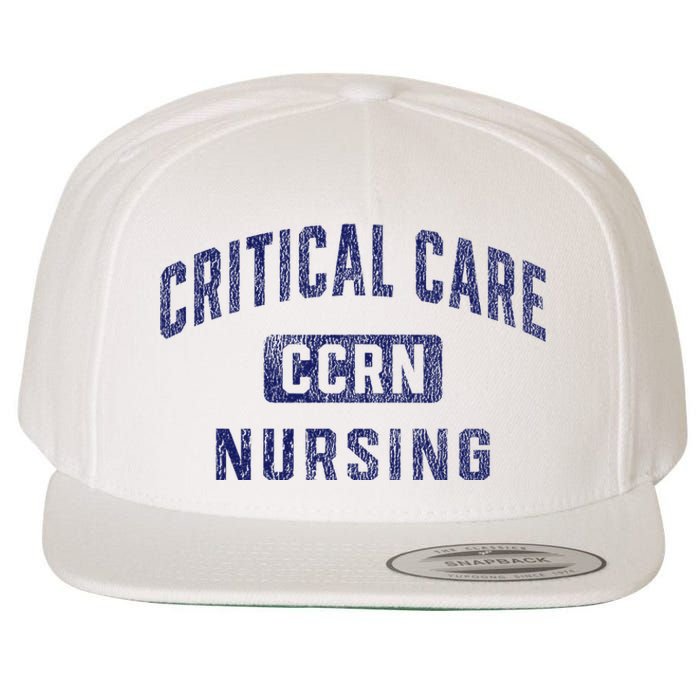 Ccrn Critical Care Nurse Icu Intensive Care Nursing Wool Snapback Cap