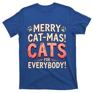 Catmas Cheer Cats For Everybody Xmas Santa Gift T-Shirt