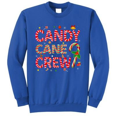 Candy Cane Crew Funny Christmas Candy Lover Xmas Pajamas Sweatshirt