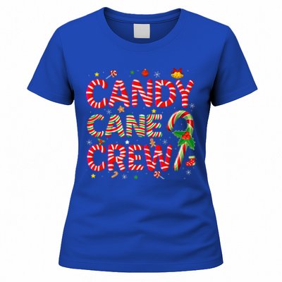 Candy Cane Crew Funny Christmas Candy Lover Xmas Pajamas Women's T-Shirt