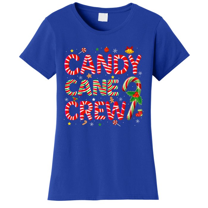 Candy Cane Crew Funny Christmas Candy Lover Xmas Pajamas Women's T-Shirt