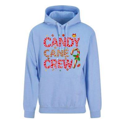 Candy Cane Crew Funny Christmas Candy Lover Xmas Pajamas Unisex Surf Hoodie