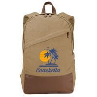 C.O.A.C.H.E.L.L.A California Ca City Beach Tourist Cotton Canvas Backpack