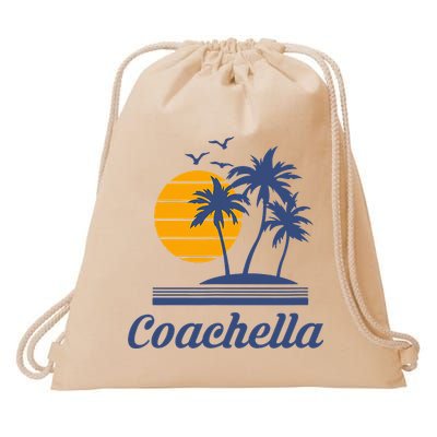 C.O.A.C.H.E.L.L.A California Ca City Beach Tourist Drawstring Bag