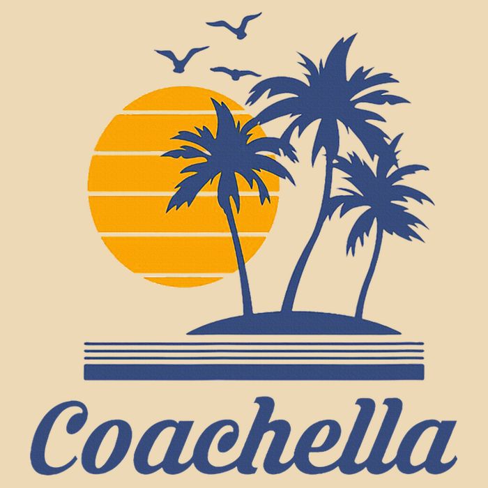 C.O.A.C.H.E.L.L.A California Ca City Beach Tourist Drawstring Bag