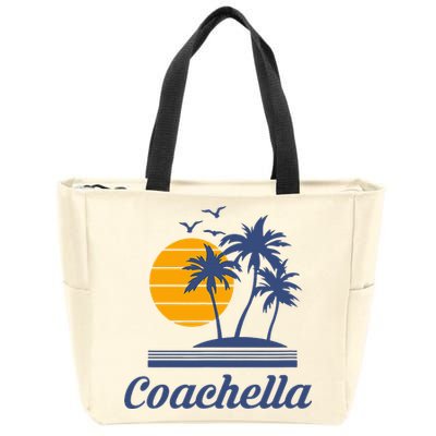 C.O.A.C.H.E.L.L.A California Ca City Beach Tourist Zip Tote Bag