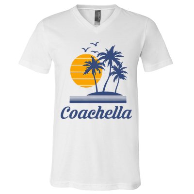 C.O.A.C.H.E.L.L.A California Ca City Beach Tourist V-Neck T-Shirt