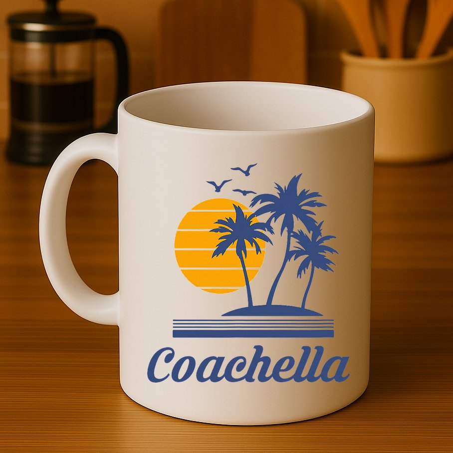 C.O.A.C.H.E.L.L.A California Ca City Beach Tourist Mug