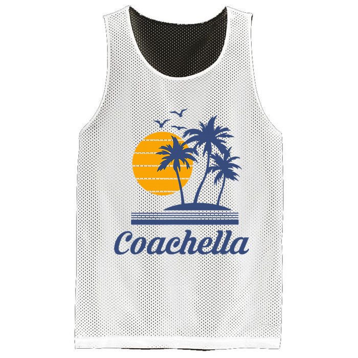 C.O.A.C.H.E.L.L.A California Ca City Beach Tourist Mesh Reversible Basketball Jersey Tank