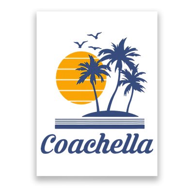 C.O.A.C.H.E.L.L.A California Ca City Beach Tourist Poster