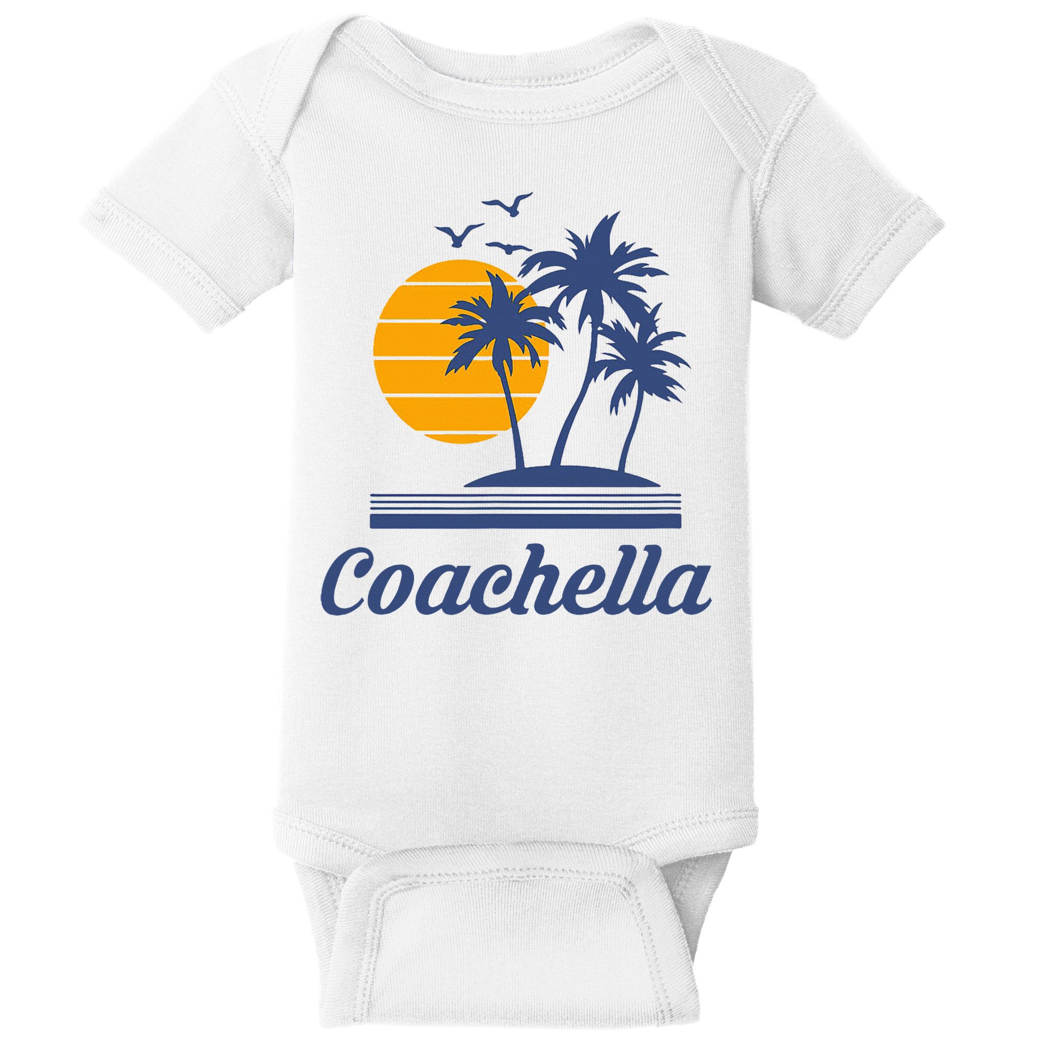 C.O.A.C.H.E.L.L.A California Ca City Beach Tourist Baby Bodysuit