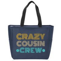 Crazy Cousin Crew Zip Tote Bag