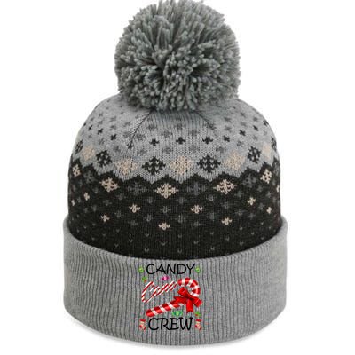 Candy Cane Crew The Baniff Cuffed Pom Beanie