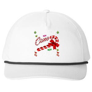 Candy Cane Crew Snapback Five-Panel Rope Hat