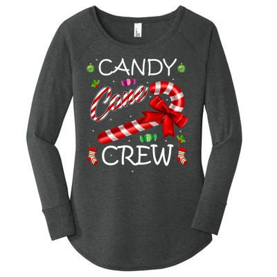 Candy Cane Crew Women's Perfect Tri Tunic Long Sleeve Shirt