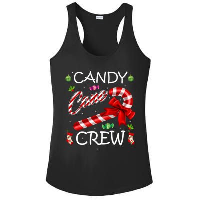 Candy Cane Crew Ladies PosiCharge Competitor Racerback Tank
