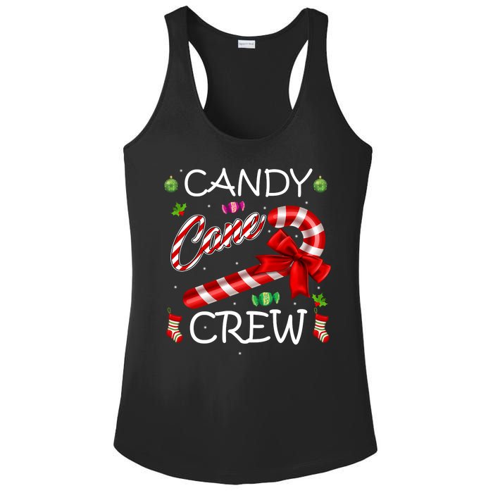 Candy Cane Crew Ladies PosiCharge Competitor Racerback Tank